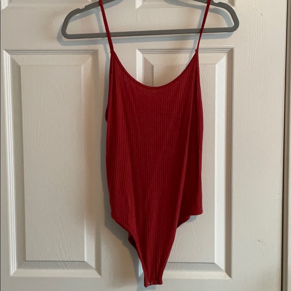 Burnt orange bodysuit